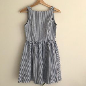 American apparel striped button back dress
